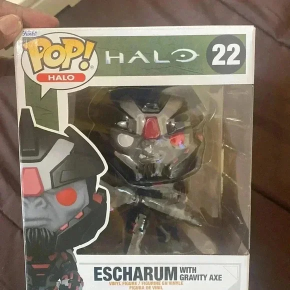 Funko Pop #22 Halo Escharum With Gravity Axe New In Box - Picture 2 of 7